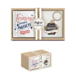 "COFFRET MUG PORTE CLE...