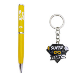 "COFFRET STYLO + PORTE CLE...