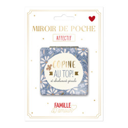 "MIROIR DE POCHE ""COPINE...