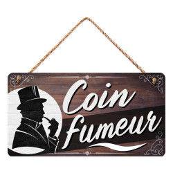 "PLAQUE ""COIN FUMEUR"""