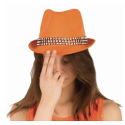 Chapeau Funk Neon orange