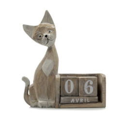 CALENDRIER EN BOIS CAT 20...