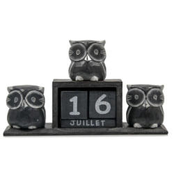 CALENDRIER EN BOIS OWL 3...