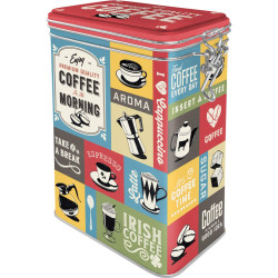 Clip Top Box Coffee Collage