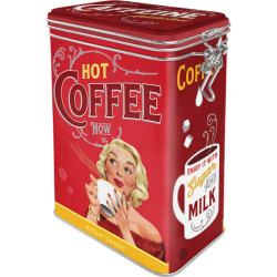 clip top box Hot Coffee Now