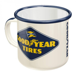 ENAMEL MUG GOODYEAR LOGO