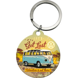 KEY CHAIN ROUND VW BULLI...